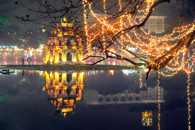 Peaceful And Quiet Hanoi At Night